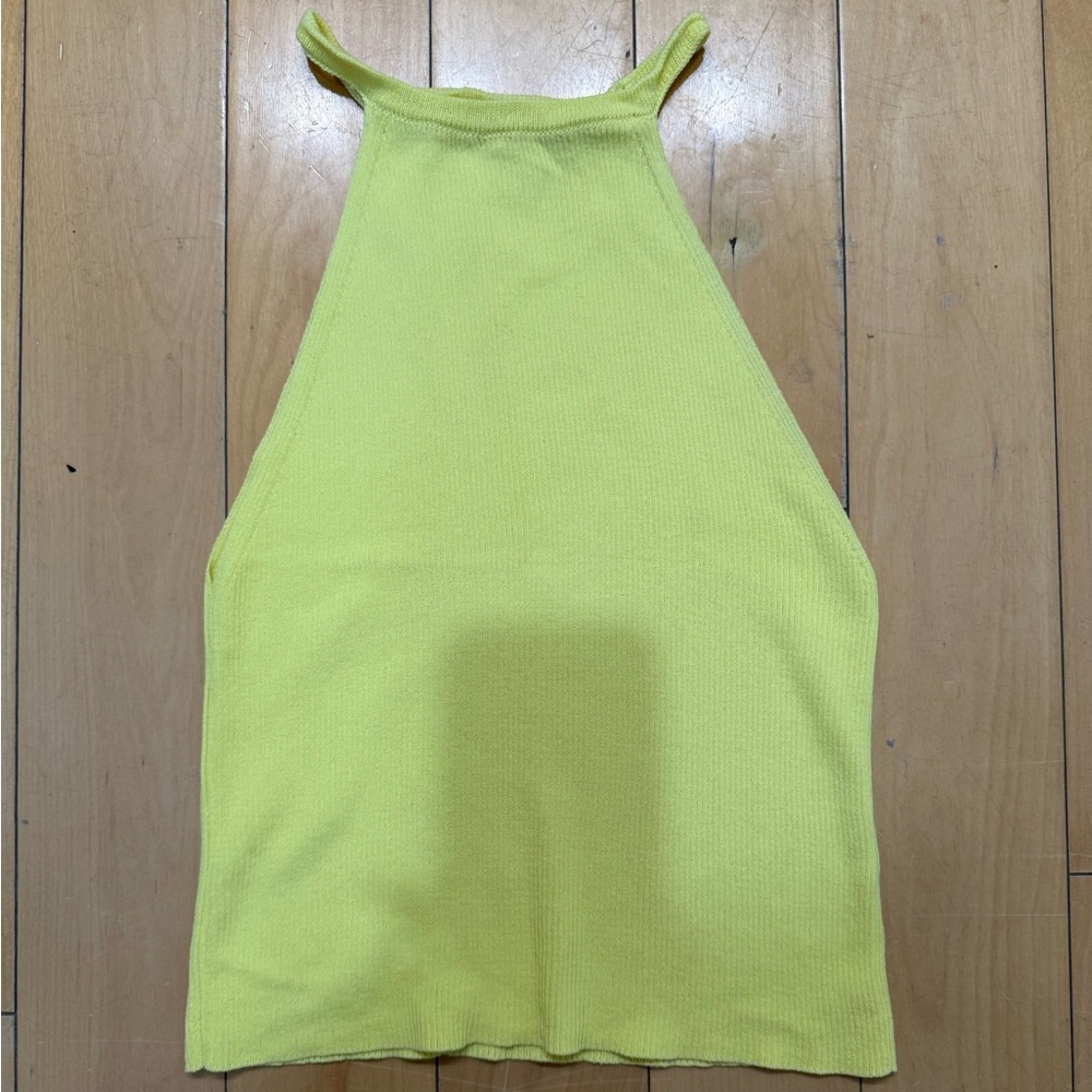 Zara yellow top